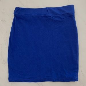 Cobalt Blue Bodycon Skirt